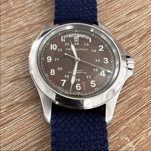 Hamilton khaki Field King + 3 straps